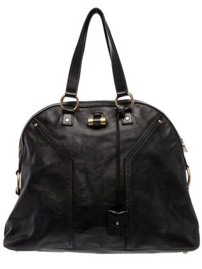 Vintage Yves Saint Laurent (YSL) Muse Bag with gold hardware